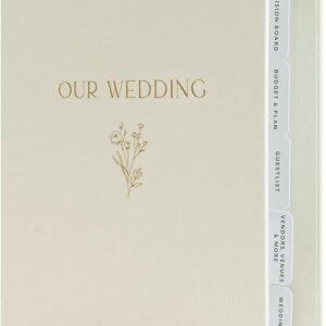 Wedding Planner Book And Organizer - A Unique Linen Binder For the Bride Perfect To Plan Your Big Day